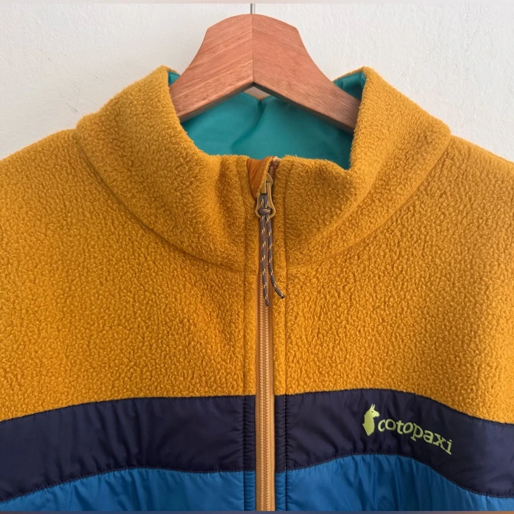 Cotopaxi Mustard Yellow Fleece Jacket Women’s Plus size cut - Picture 4 of 5